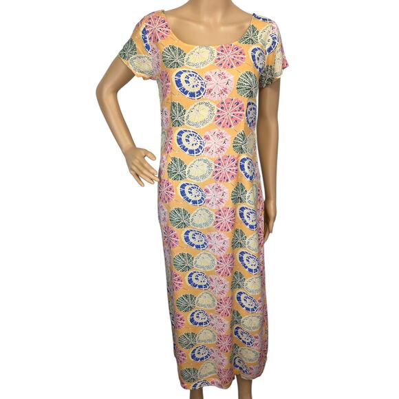 Vintage Weekend Traffic Beach Umbrella Midi Dress Size S - Picture 2 of 10